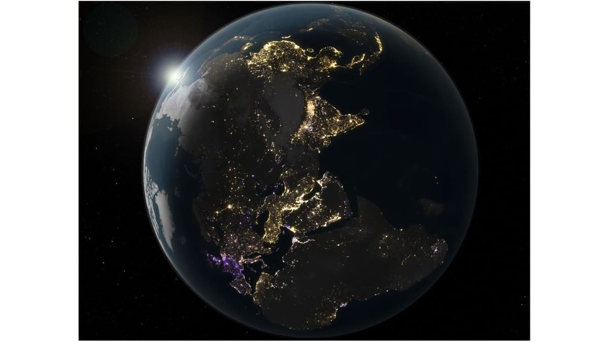 Light pollution has brightened Earth by 16% since...