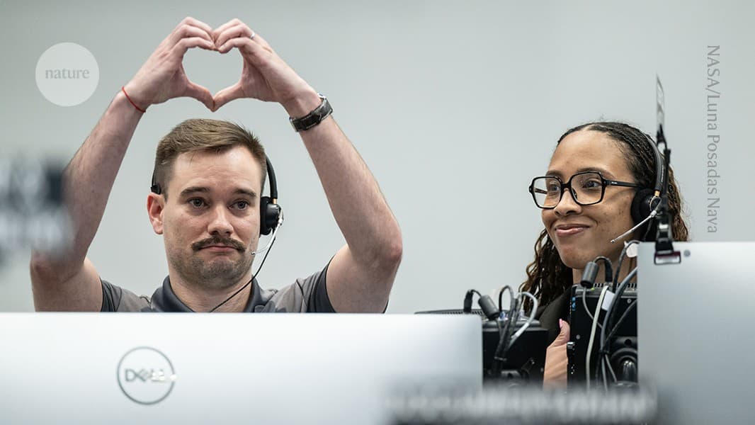 I was with Artemis II’s scientists during the...