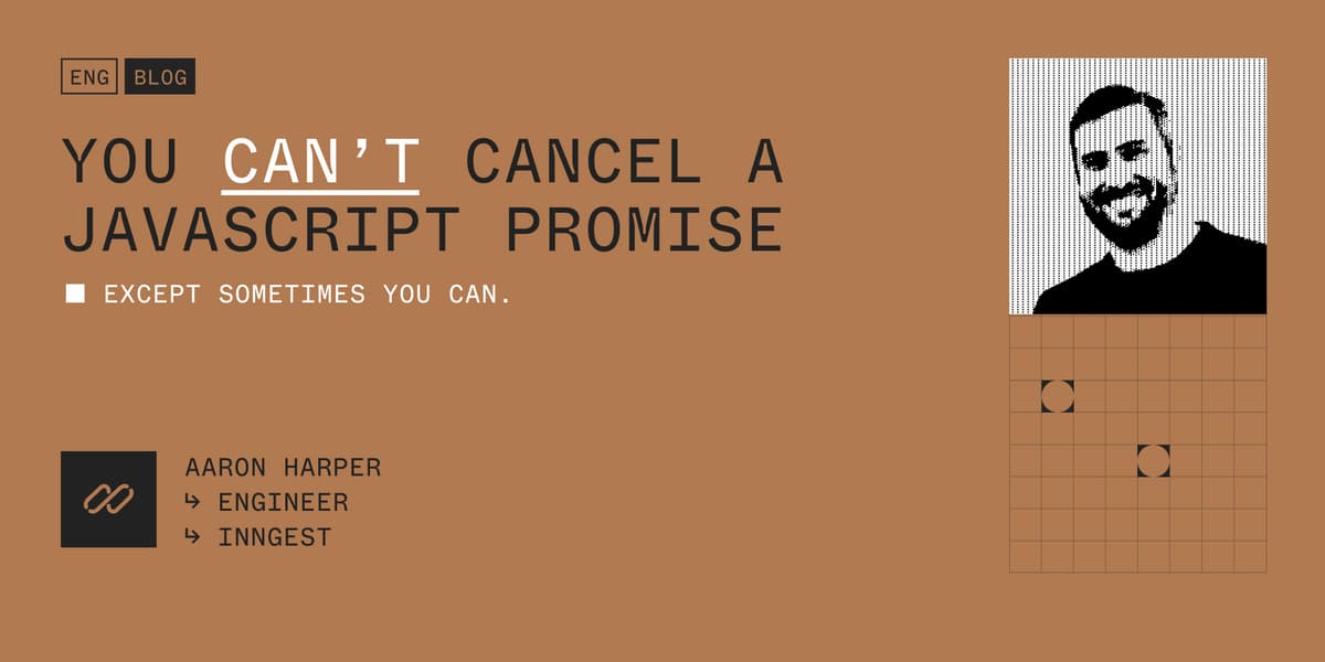 You can't cancel a JavaScript promise (except some