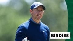 McIlroy hits three birdies in a row to move into...