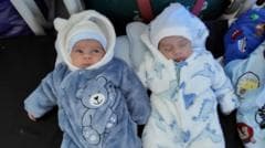 Mum of twins who says home was bombed in Lebanon...