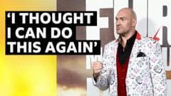 'I needed that time away' - Fury on comeback