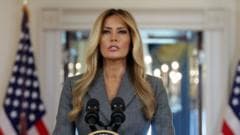 Watch: Melania Trump's surprise Epstein statement...