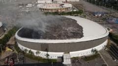 Fire damages roof of Rio Olympic velodrome