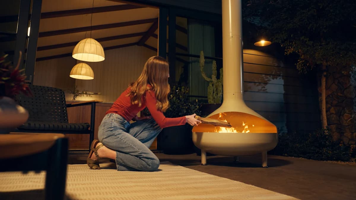 This outdoor fireplace costs nearly 5 grand—and...