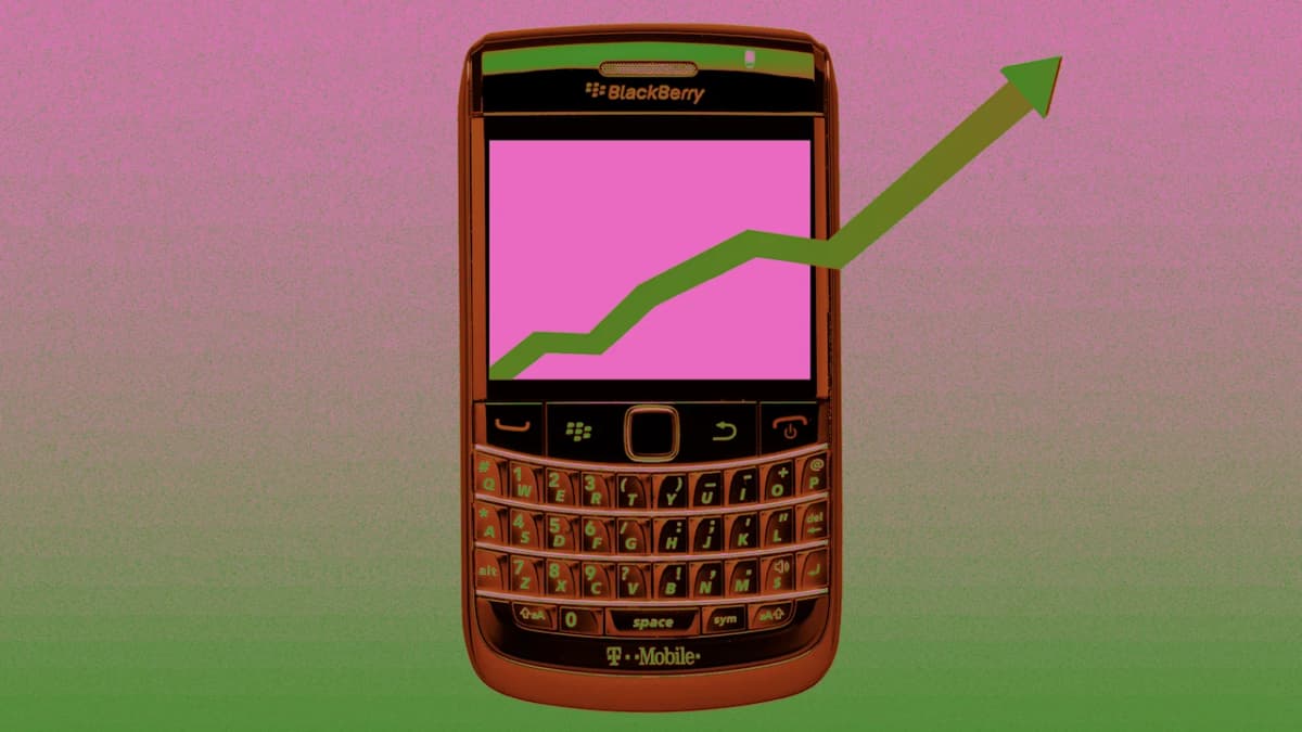 BlackBerry stock is rising today, but this time...