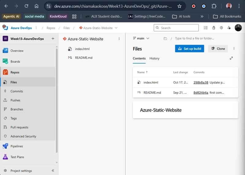 How I Deployed a Static Website with Azure...
