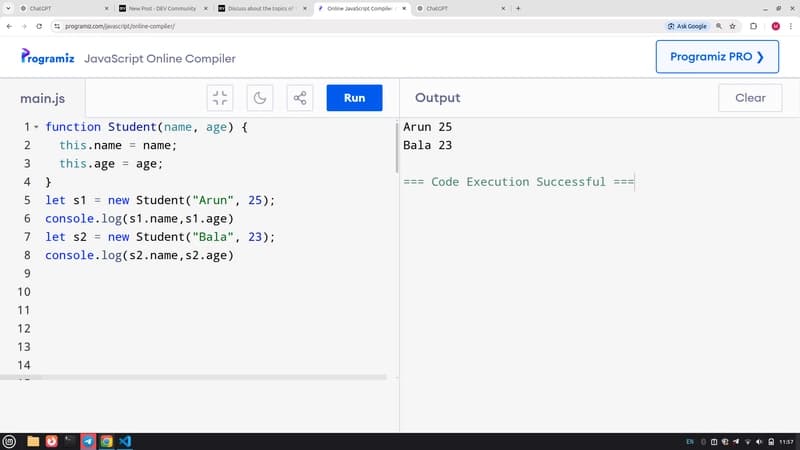 Constructor function and Basic Array methods.