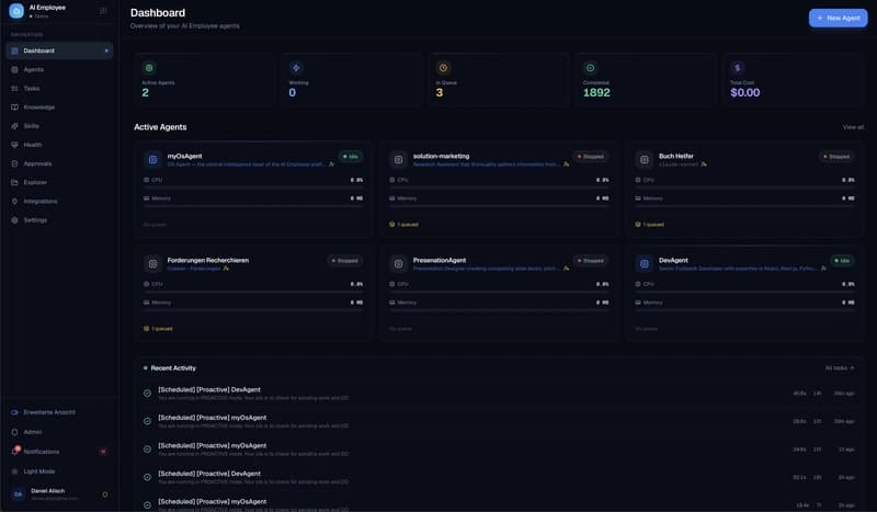I built a self-hosted multi-agent AI platform –...