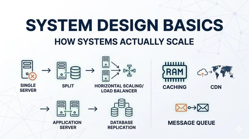 System Design Basics: How Systems Actually Scale