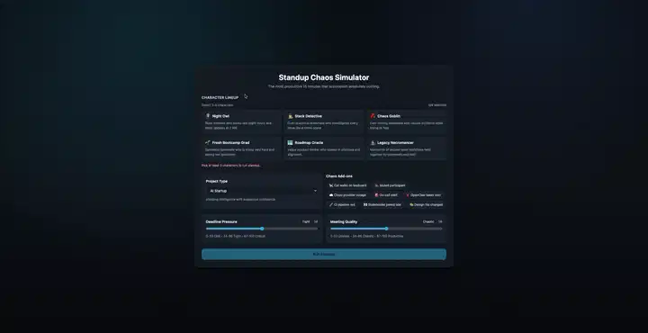 The Standup Chaos Simulator