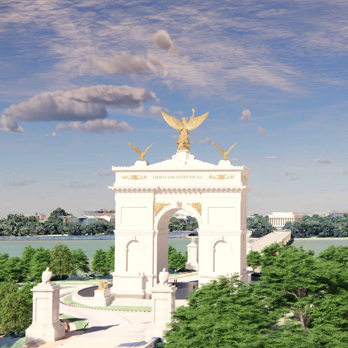 Officials Release Design for 250-Foot Arch in...