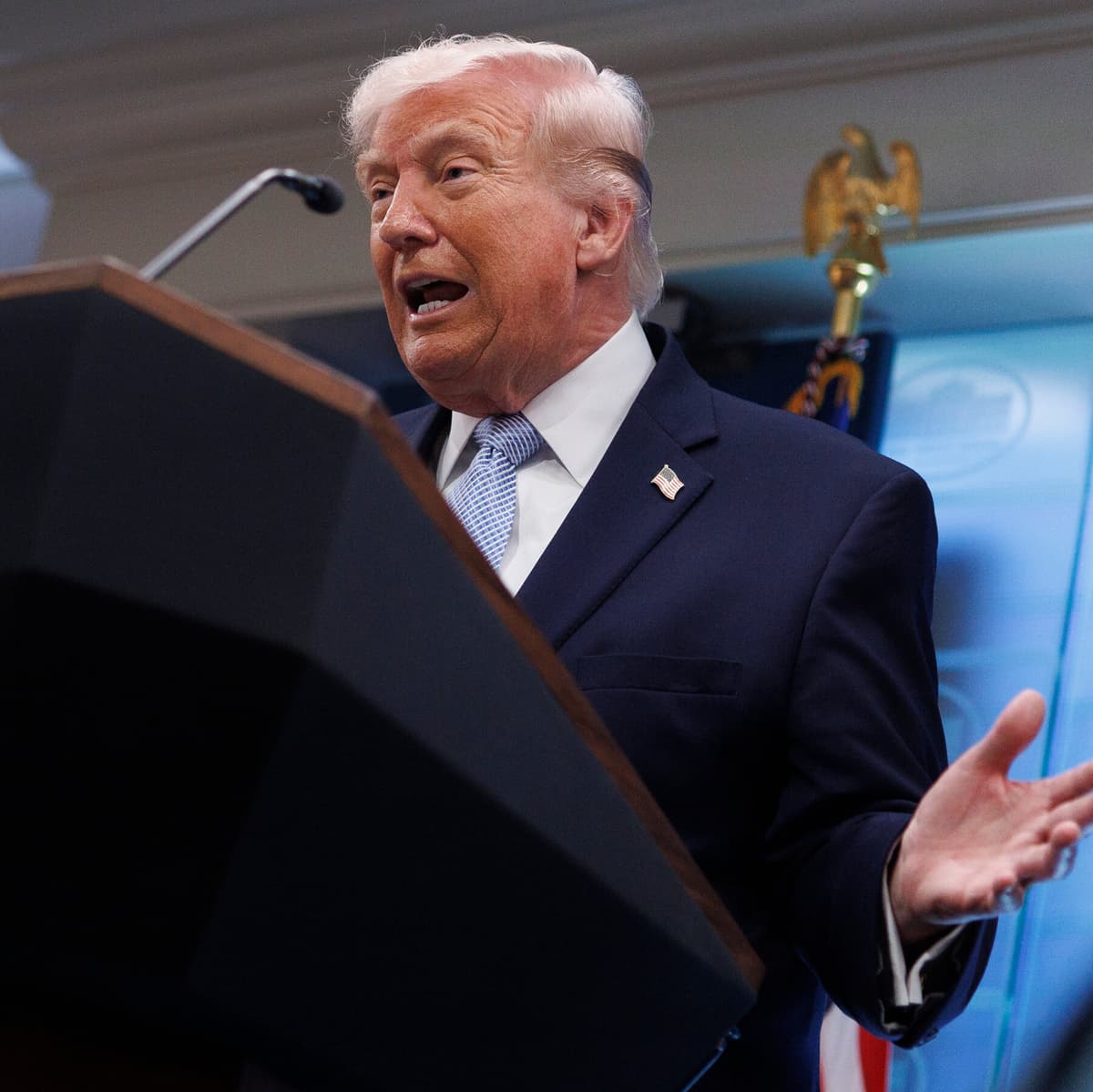 Trump Shares Video of Graphic Attack and Rails...