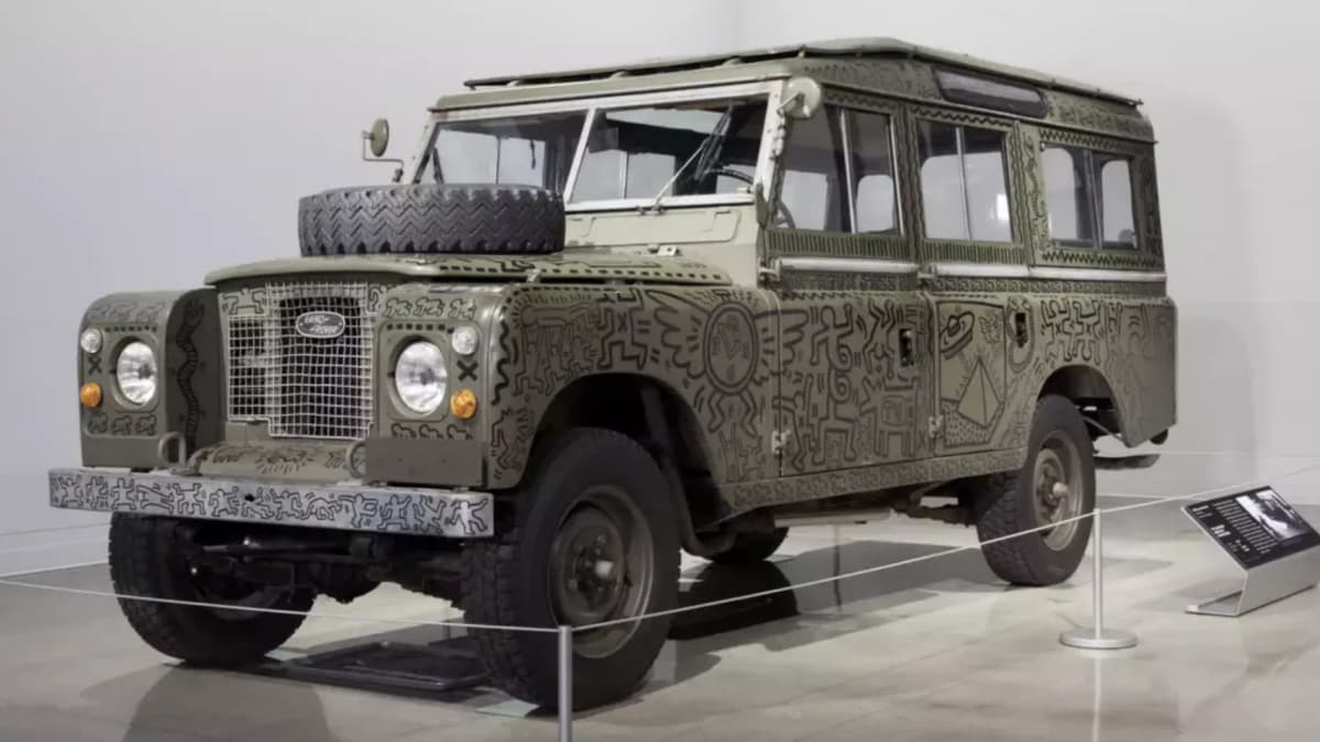 Keith Haring's Art Cars Are On Display In New...